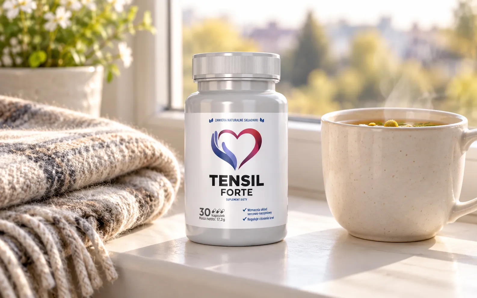 Tensil Forte — opakowanie na co dzień