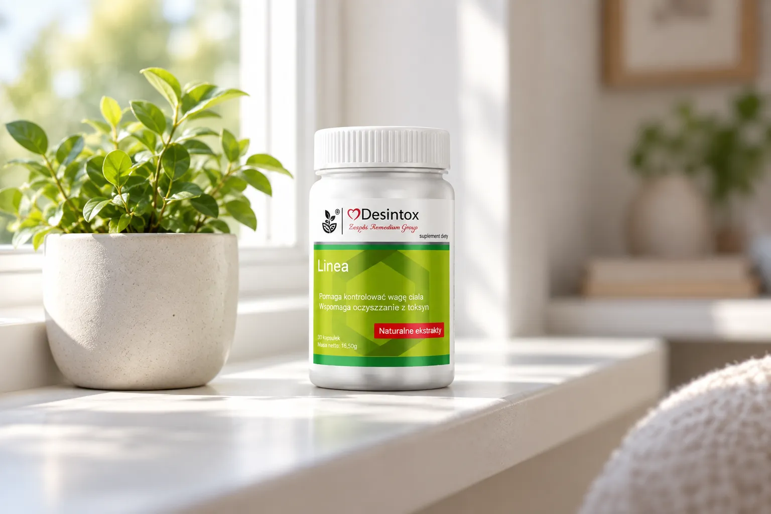 Desintox — opakowanie na co dzień