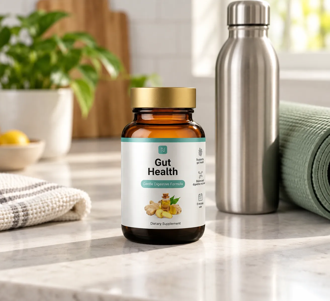 Gut health — opakowanie na co dzień