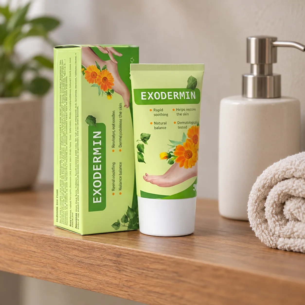Exodermin — opakowanie na co dzień
